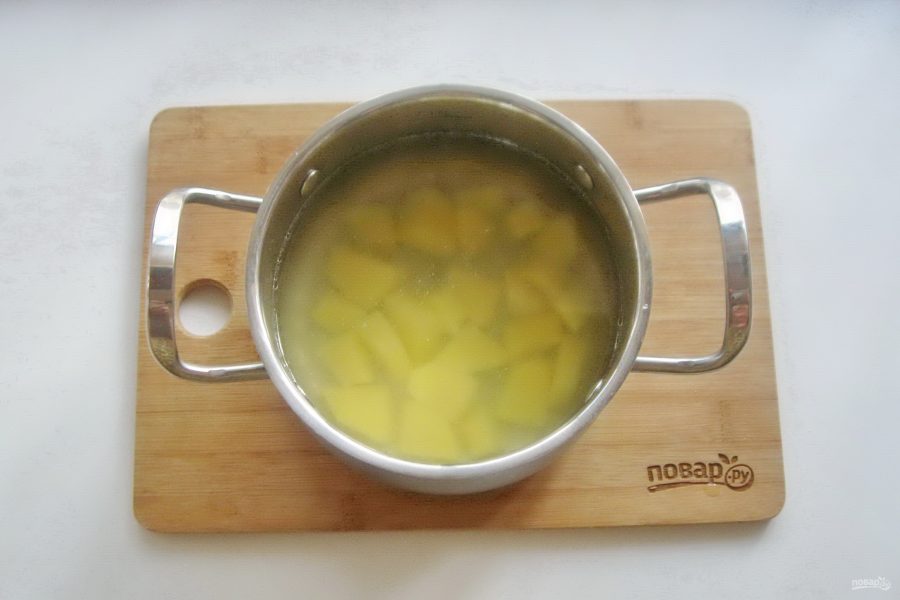 Суп из скумбрии с пшеном - фото шаг 7