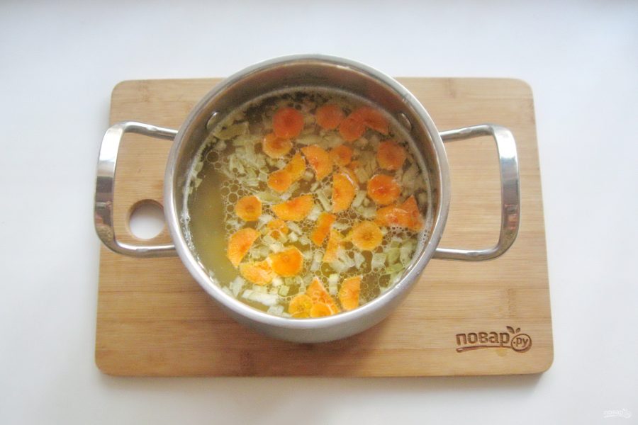 Суп из скумбрии с пшеном - фото шаг 10