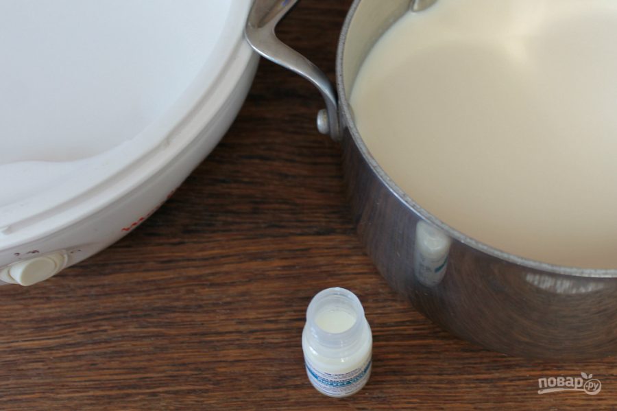 Йогурт из топленого молока - фото шаг 3