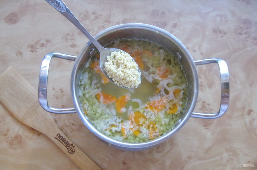 Томатный суп с треской - фото шаг 8
