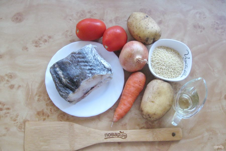 Томатный суп с треской - фото шаг 1