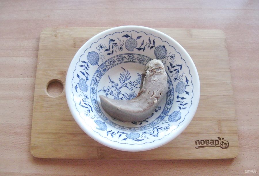 Салат из языка с баклажанами - фото шаг 3