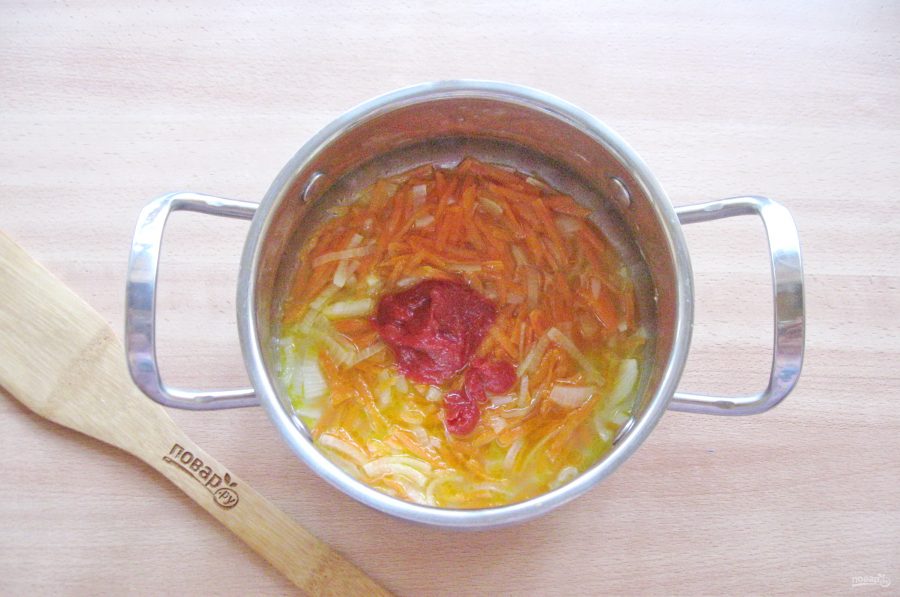 Тилапия в томатном соусе - фото шаг 3