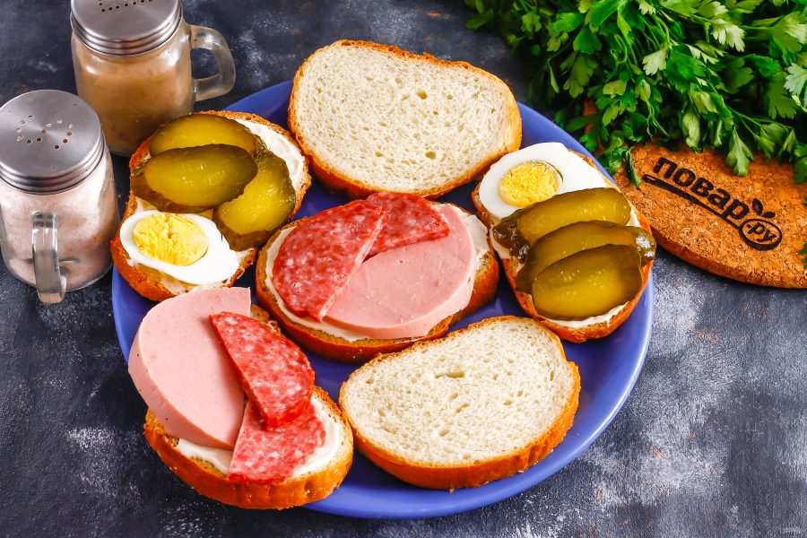 Советские бутерброды - фото шаг 4