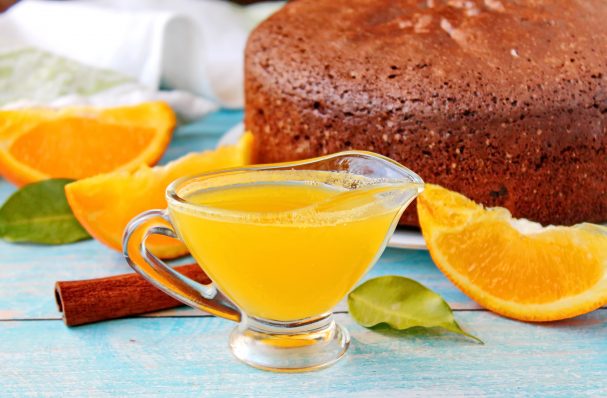 Апельсиновый сироп для пропитки бисквита