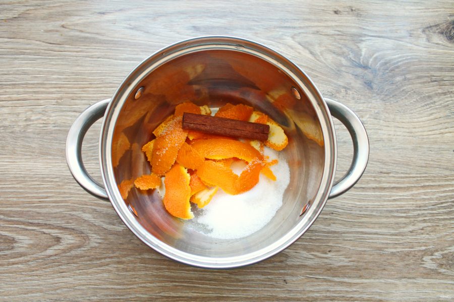 Апельсиновый сироп для пропитки бисквита - фото шаг 2