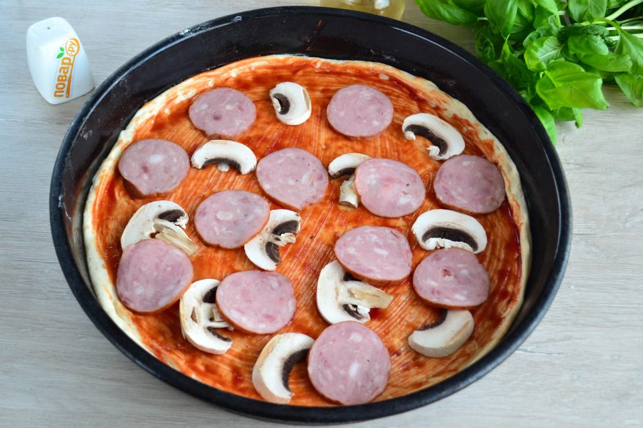 Пицца "Каприччиозо" - фото шаг 12