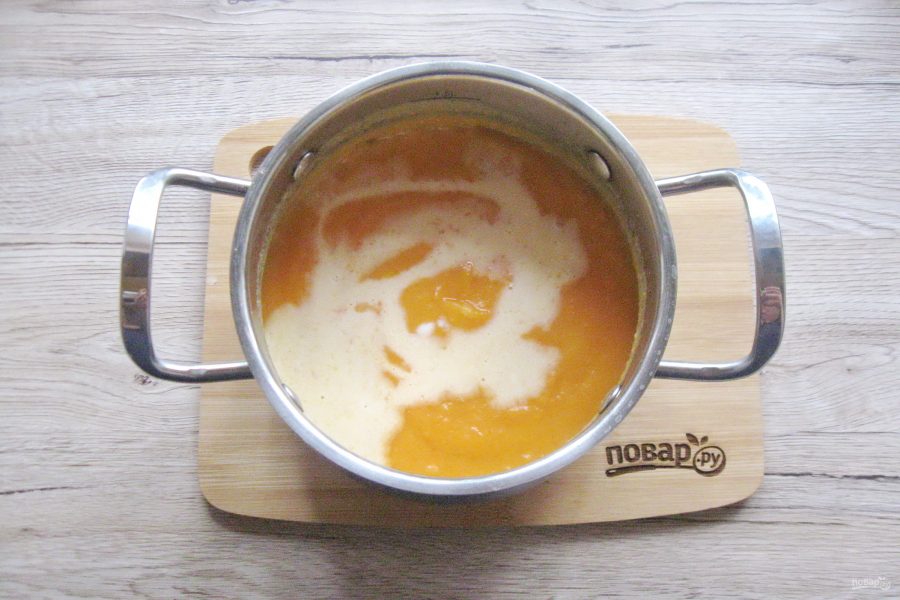 Суп из тыквы с беконом - фото шаг 10