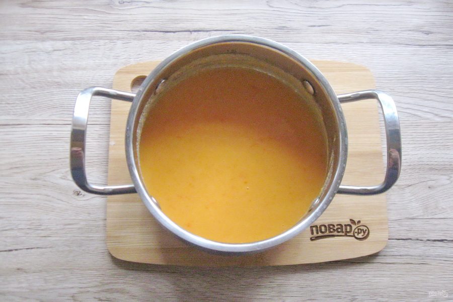 Суп из тыквы с беконом - фото шаг 11