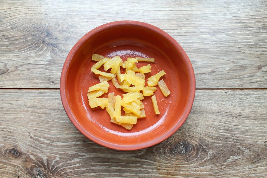 Салат с креветками, яблоком и ананасом - фото шаг 2