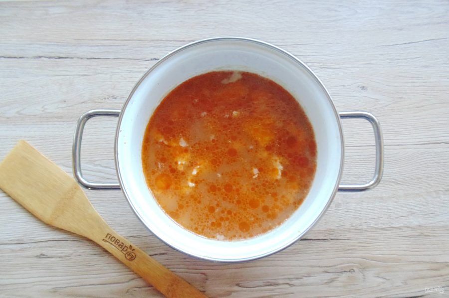 Суп из чечевицы с фаршем - фото шаг 9