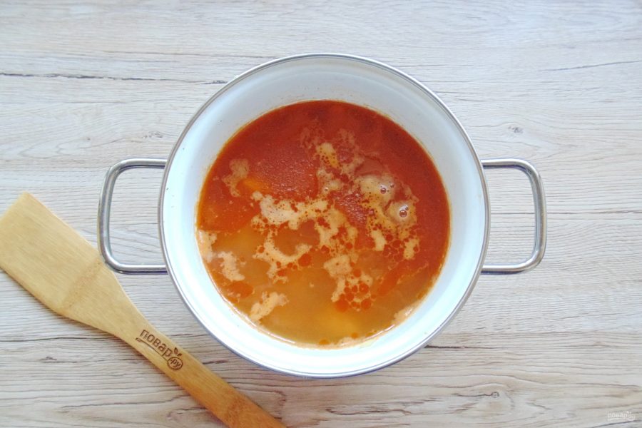 Суп из чечевицы с фаршем - фото шаг 10