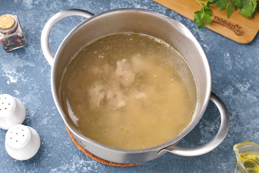 Суп на костном бульоне - фото шаг 7