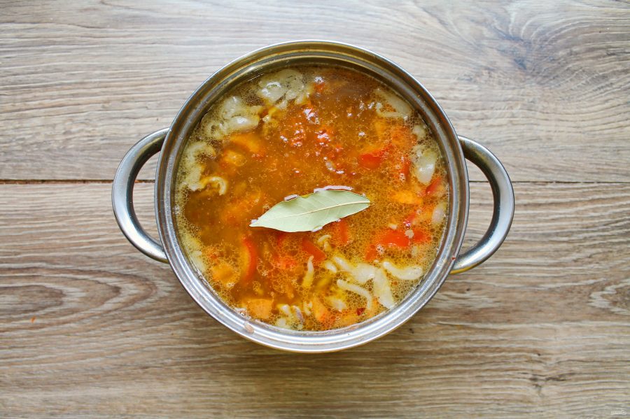 Суп с тушенкой из говядины - фото шаг 6