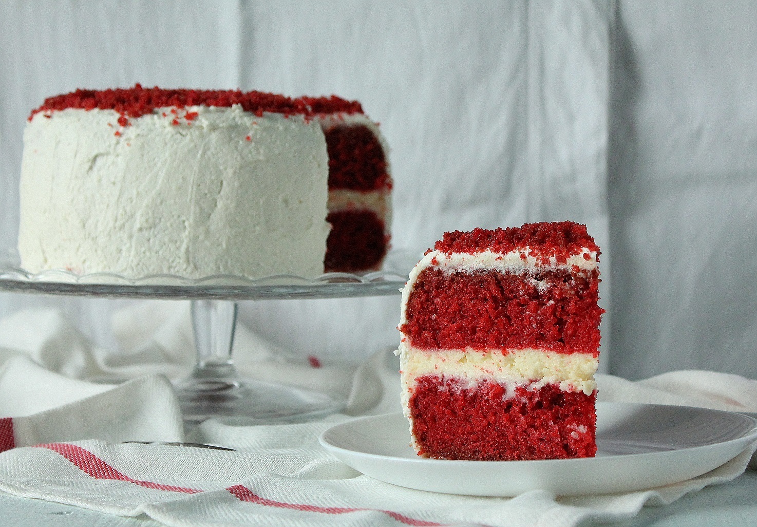 Фото к рецепту: Торт красный бархат red velvet