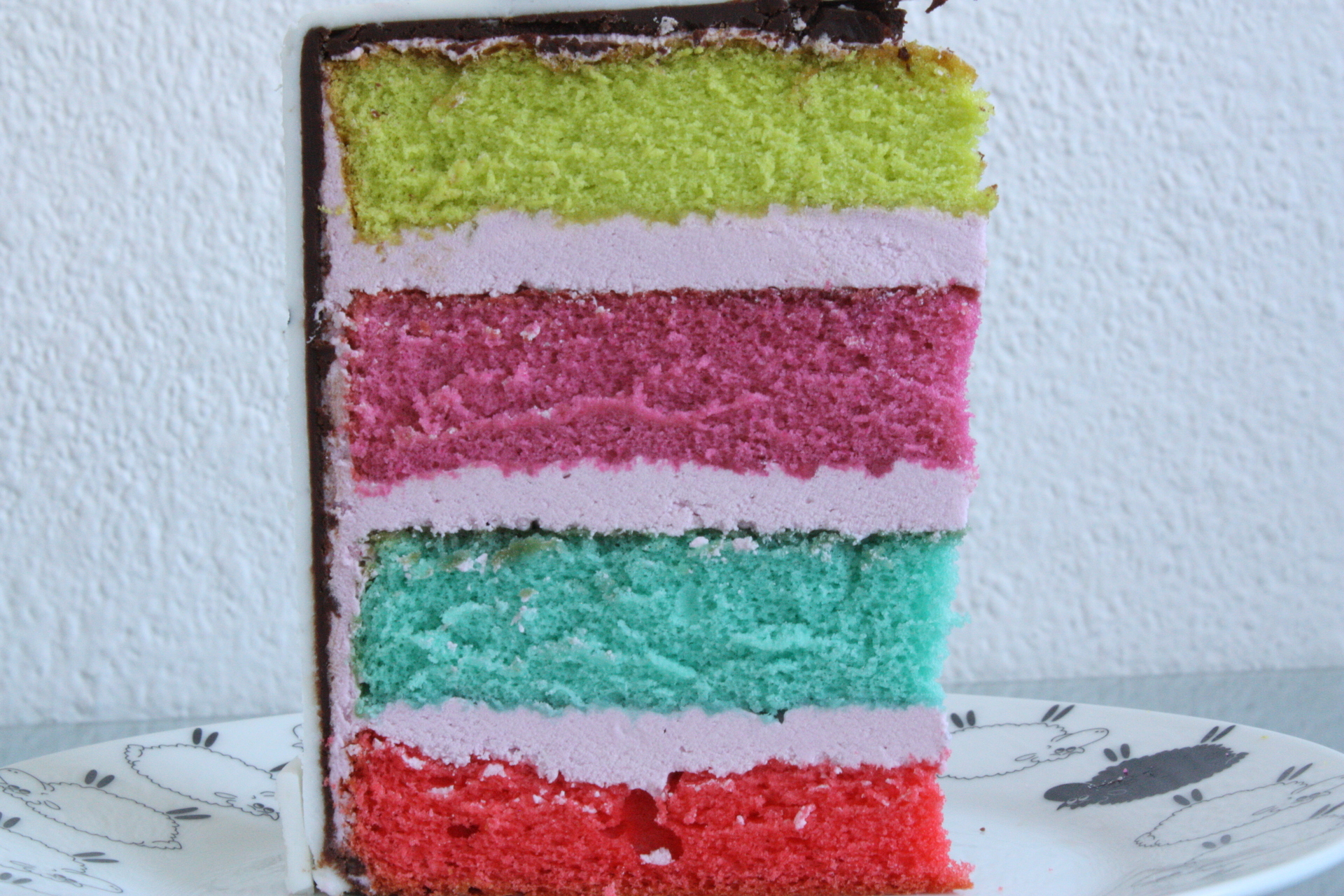 Фото к рецепту: Торт "радуга"