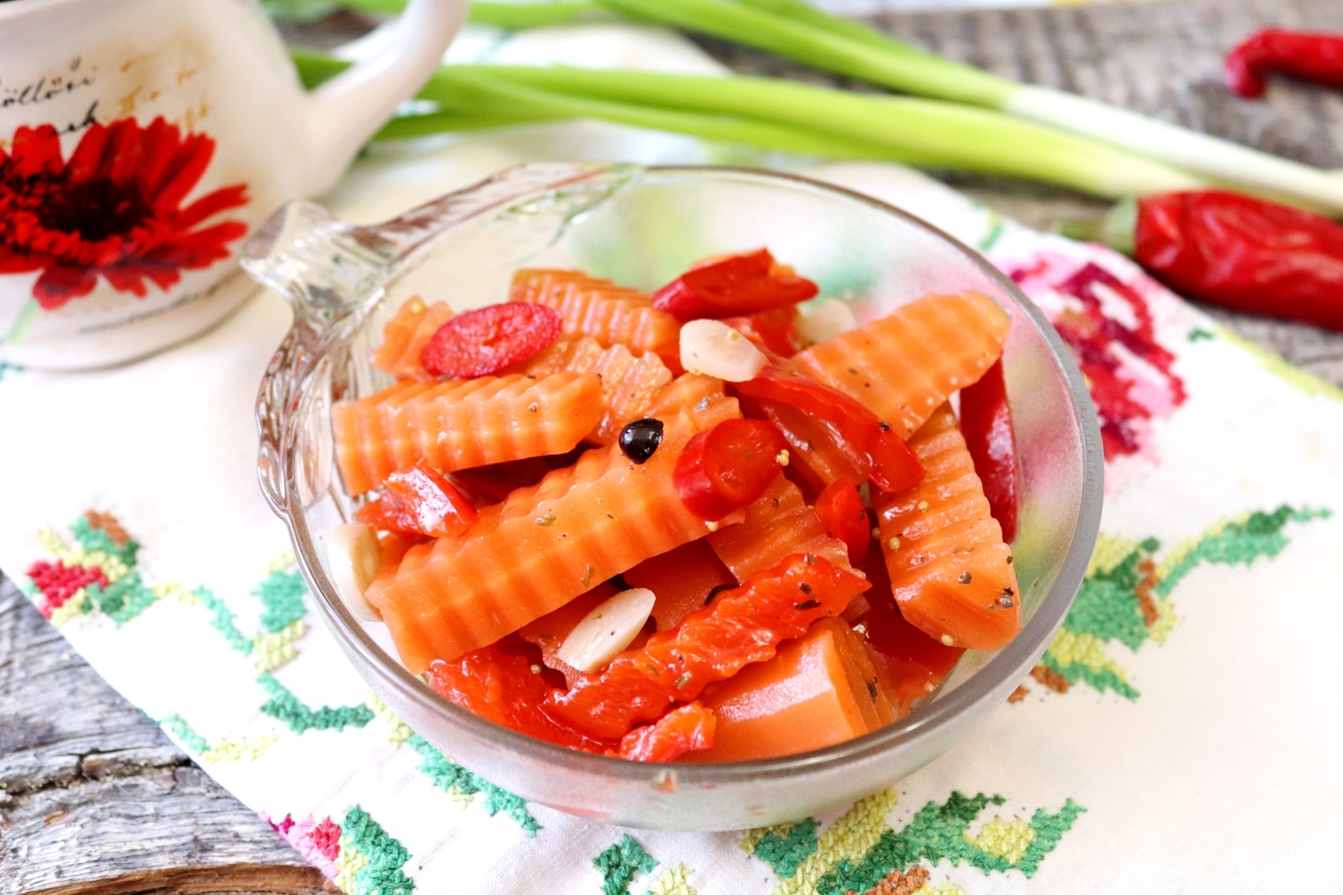 Фото к рецепту: Пряный салат из моркови #постныйстол