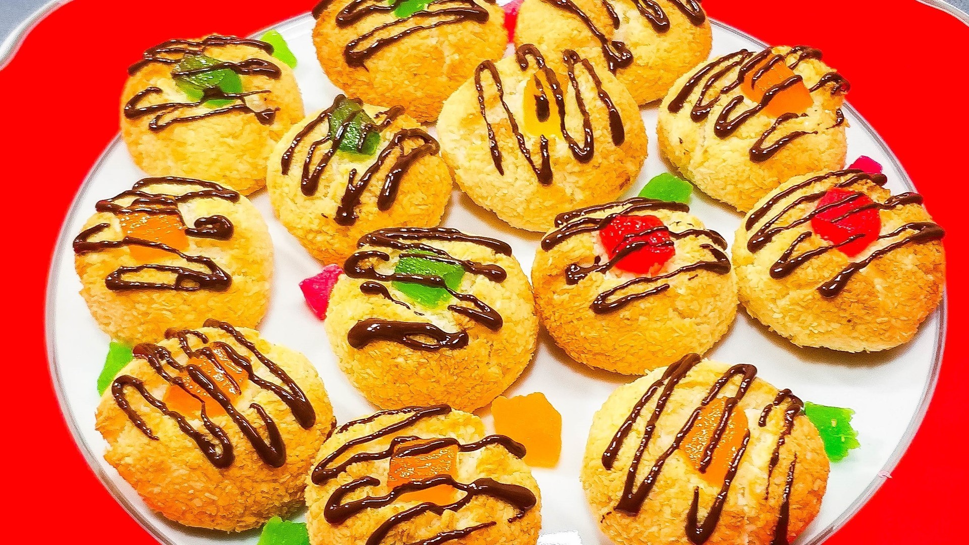Фото к рецепту: Печенье без глютена с рисовой мукой и кокосом