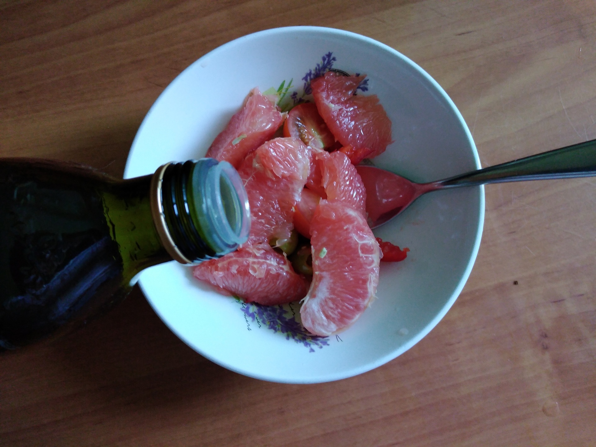 Салат с грейпфрутом #постныйстол: шаг 4