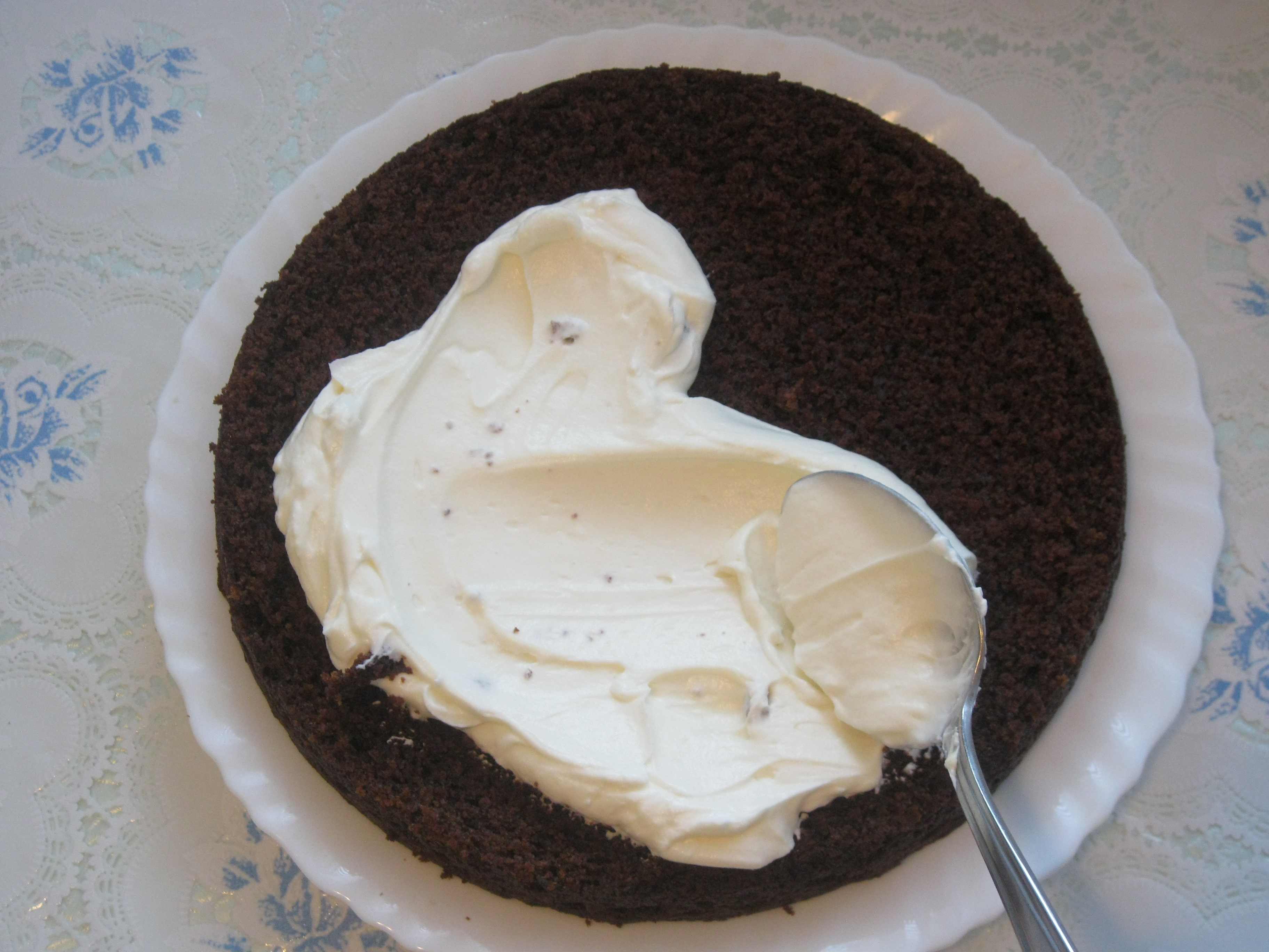 Шоколадный торт "романтика" : шаг 3