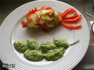 Фото к рецепту: Филе дорадо в картофельной панировке