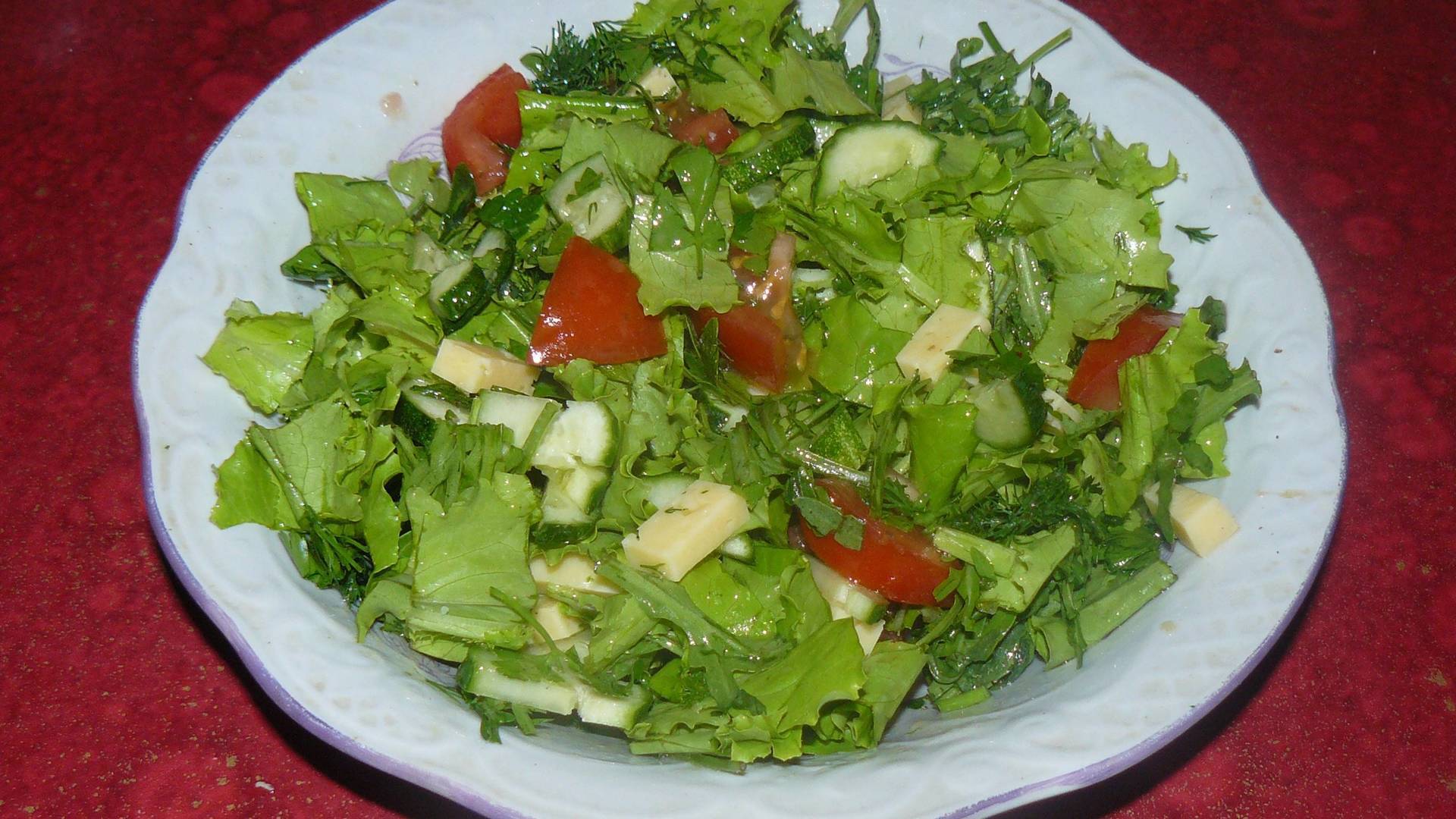 Фото к рецепту: Легкий летний салат