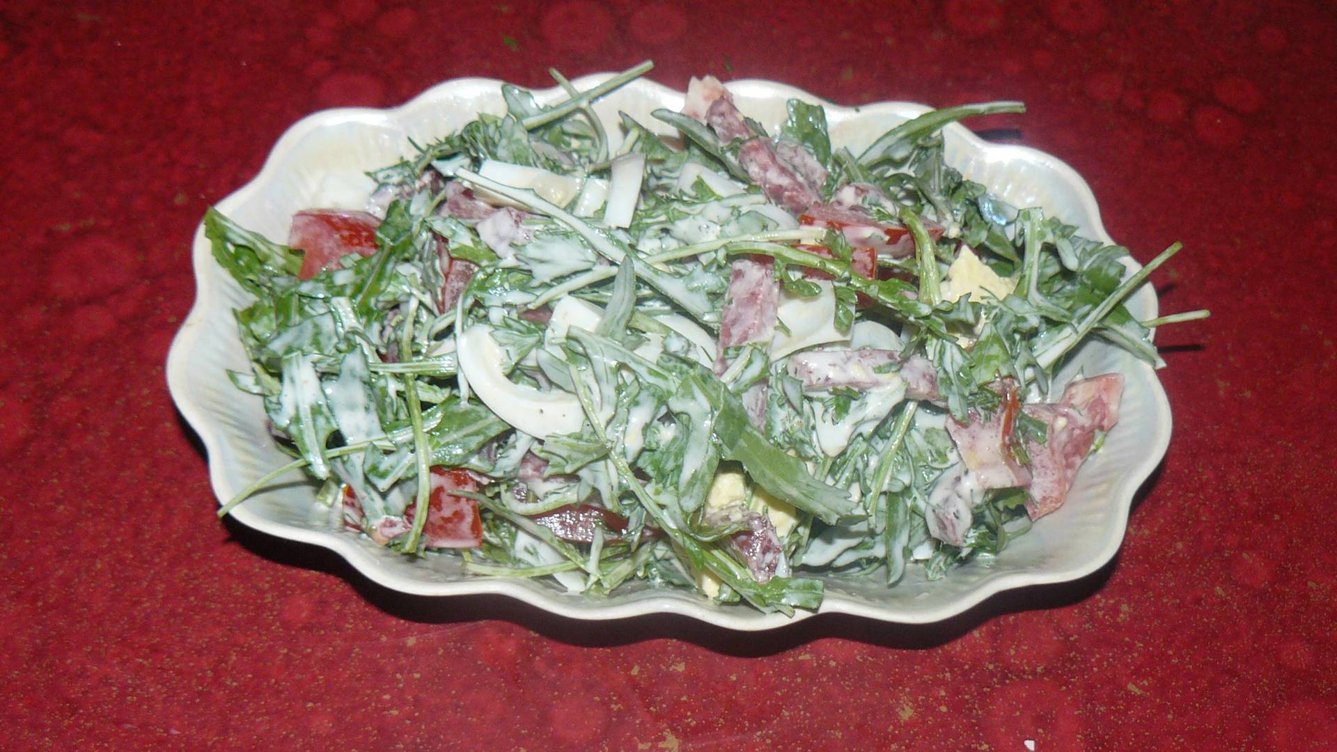 Фото к рецепту: Салат с рукколой