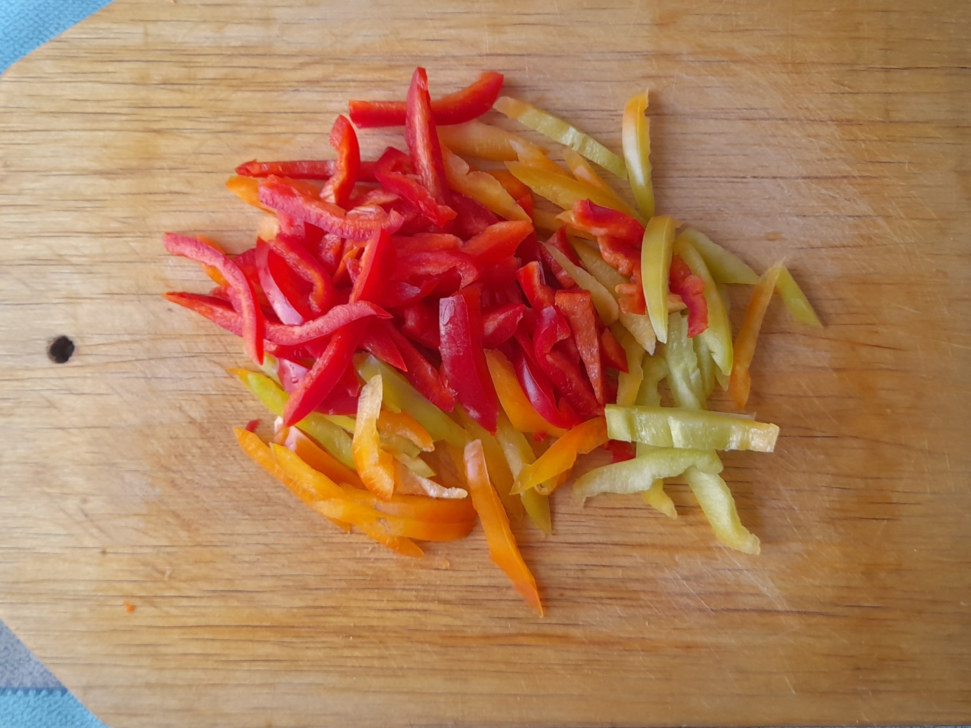 Салат из баклажанов с овощами и кетчупом "махеевъ"#махеевъ: шаг 5