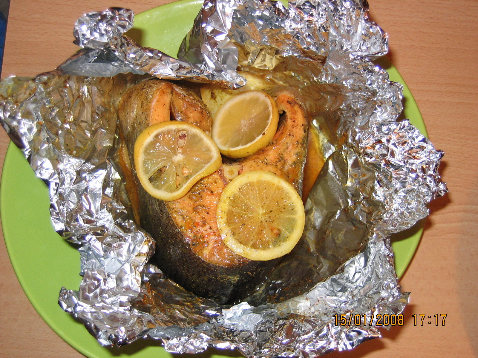 Фото к рецепту: Рыба запеченая в духовке