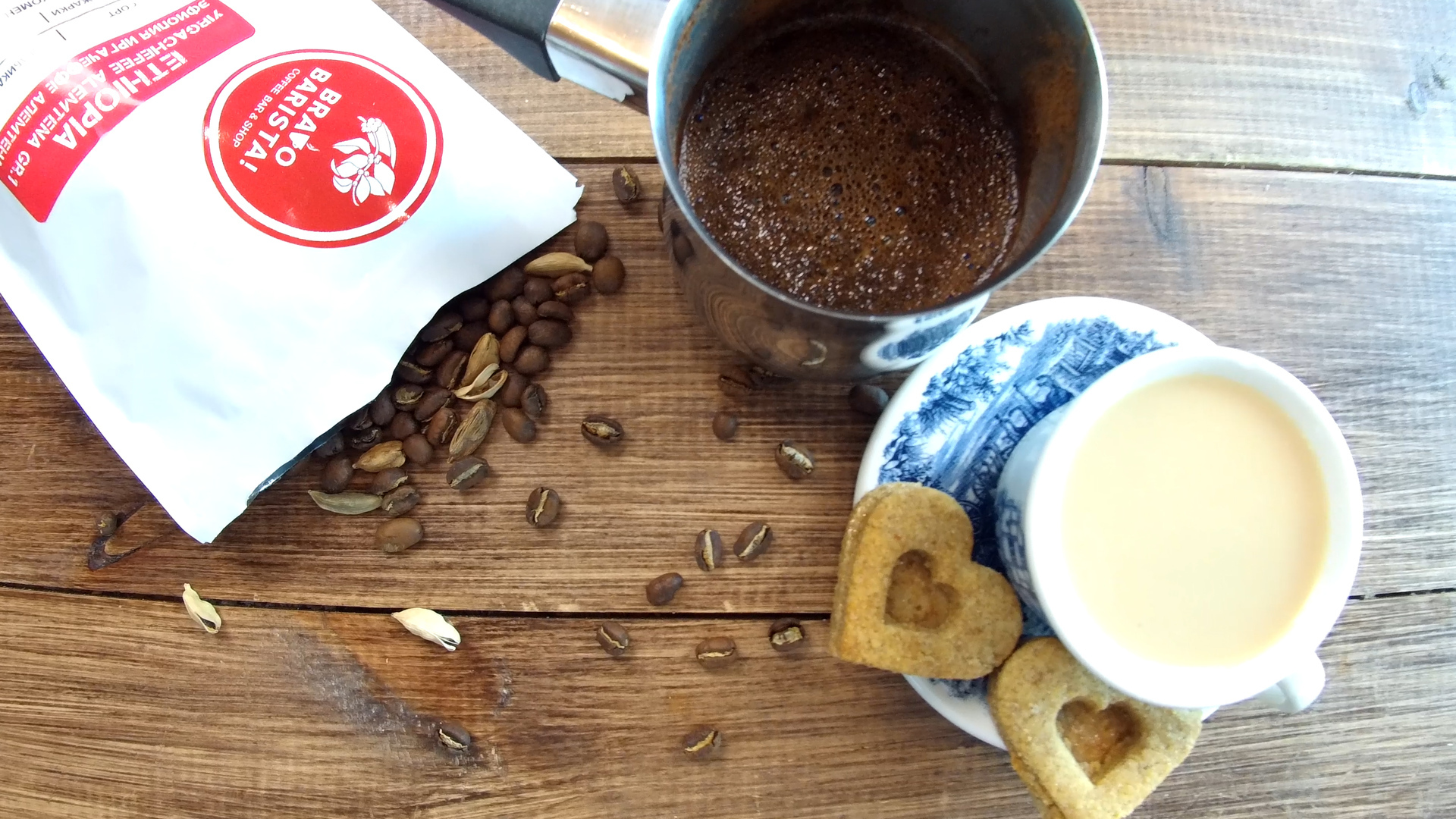 Фото к рецепту: Кофе с кардамоном в турке