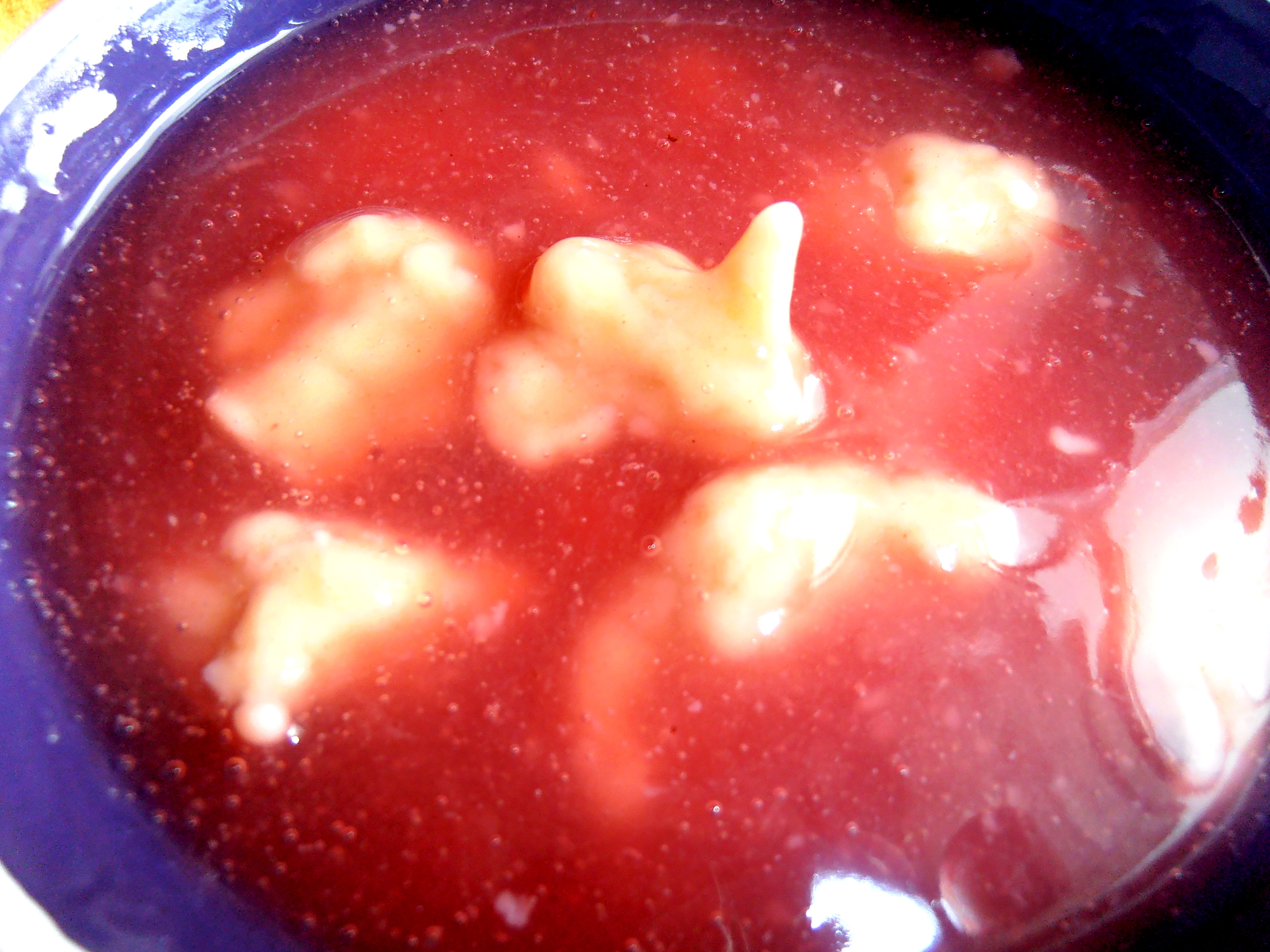 Сладкий суп с клёцками: шаг 7