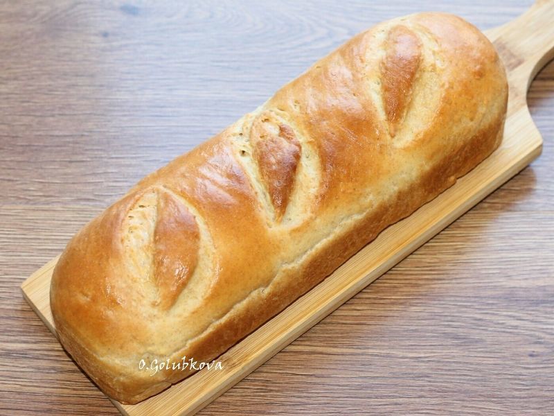 Домашний хлеб в из двух видов муки: шаг 13