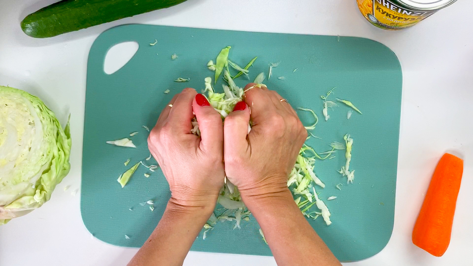 Имбирный салат из капусты: шаг 2