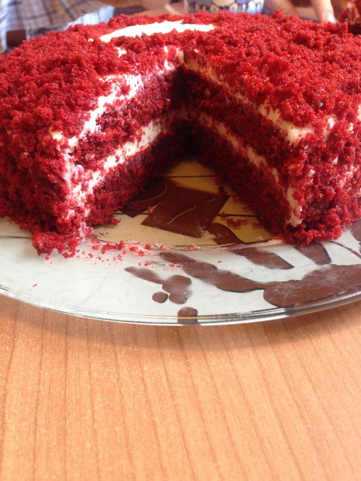 Торт "красный бархат": шаг 1