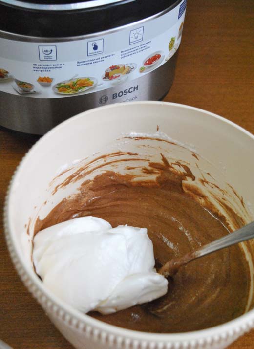 Шоколадное пирожное «мавр в рубашке»: шаг 7