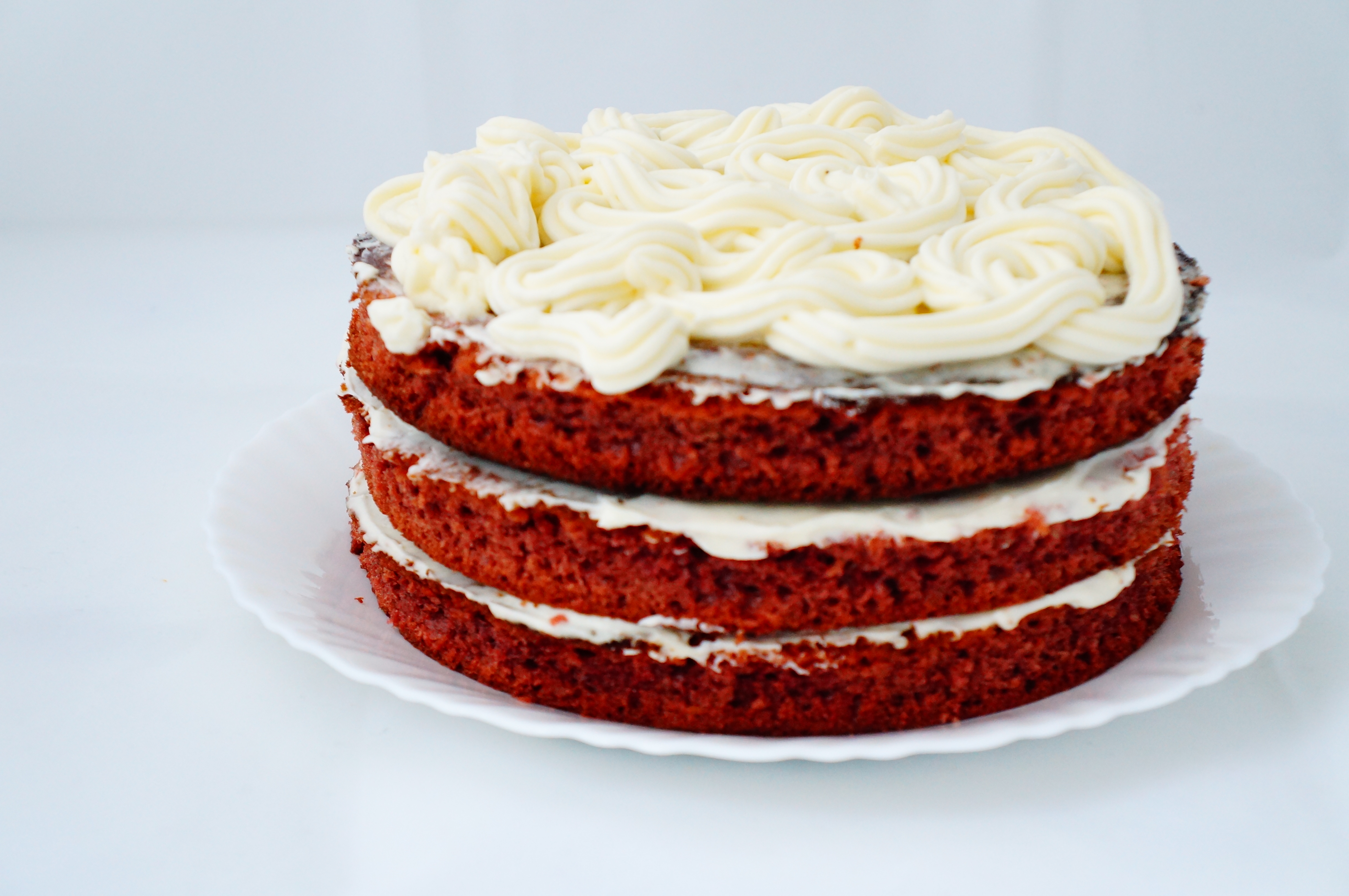 Red velvet cake (торт красный бархат): шаг 6