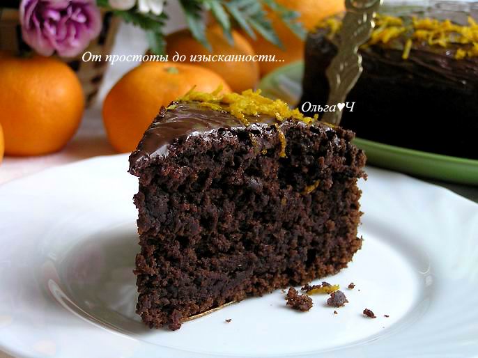 Свекольно-шоколадный торт с апельсиновой цедрой: шаг 6