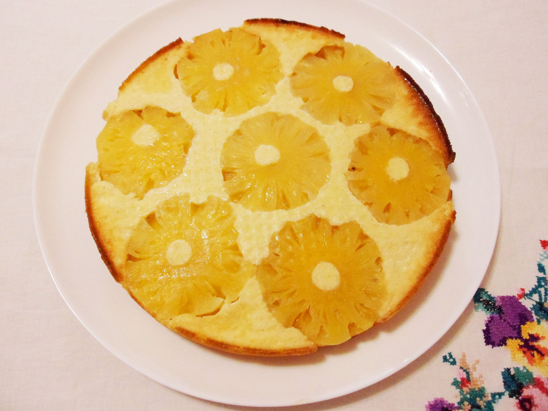 Творожная запеканка с консервированными ананасами: шаг 6