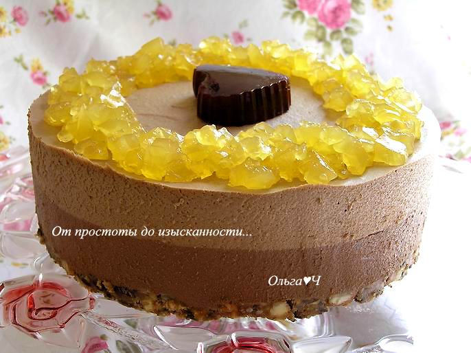 Торт шоколадно-фруктовый вальс