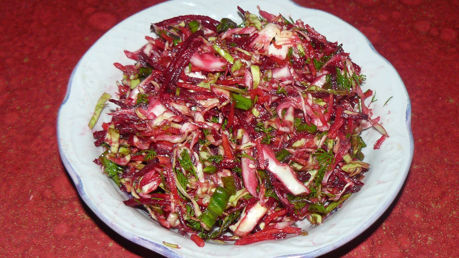 Фото к рецепту: Легкий овощной салат
