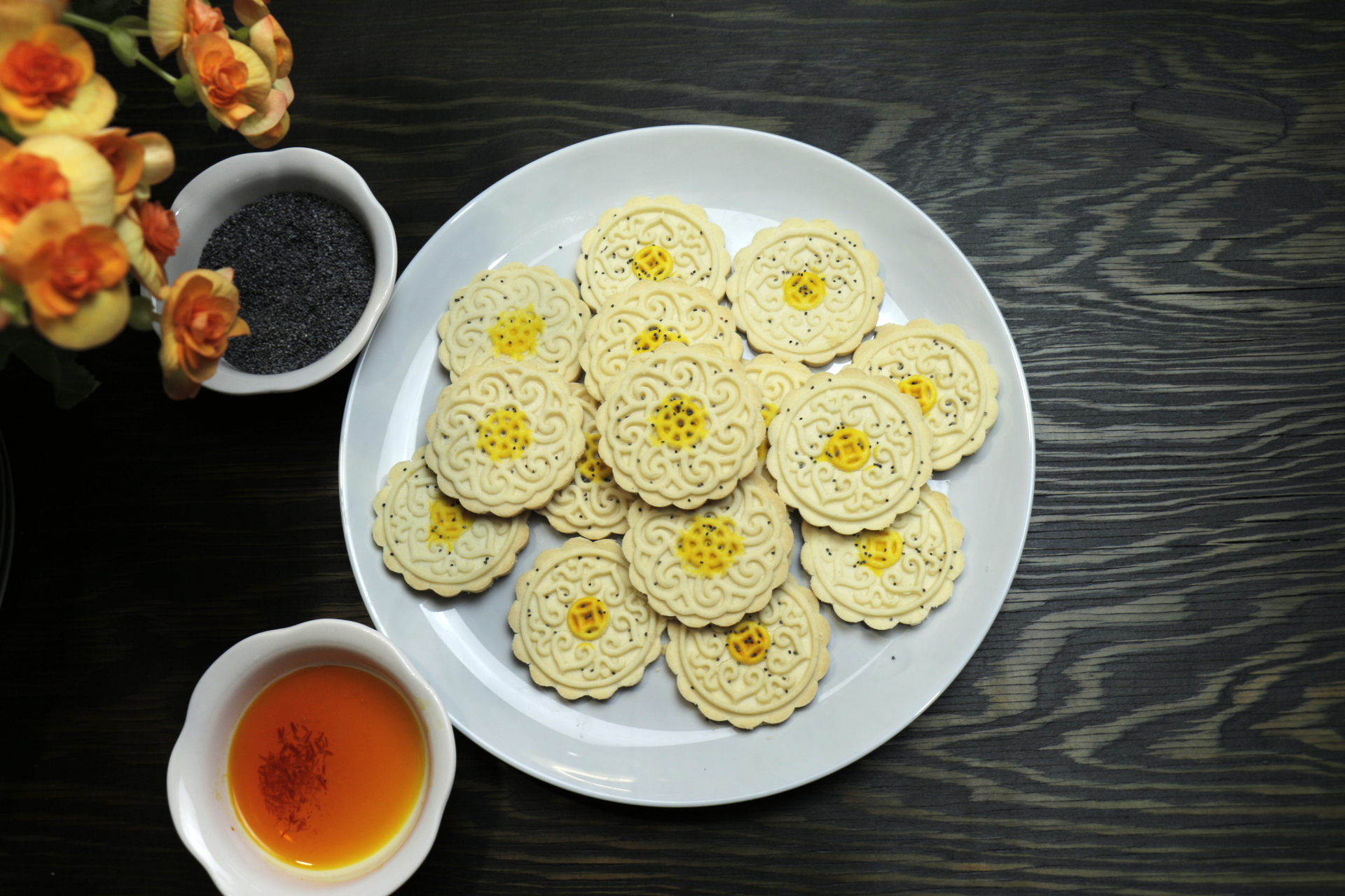 Фото к рецепту: Персидское рисовое печенье «наан э беренджи»
