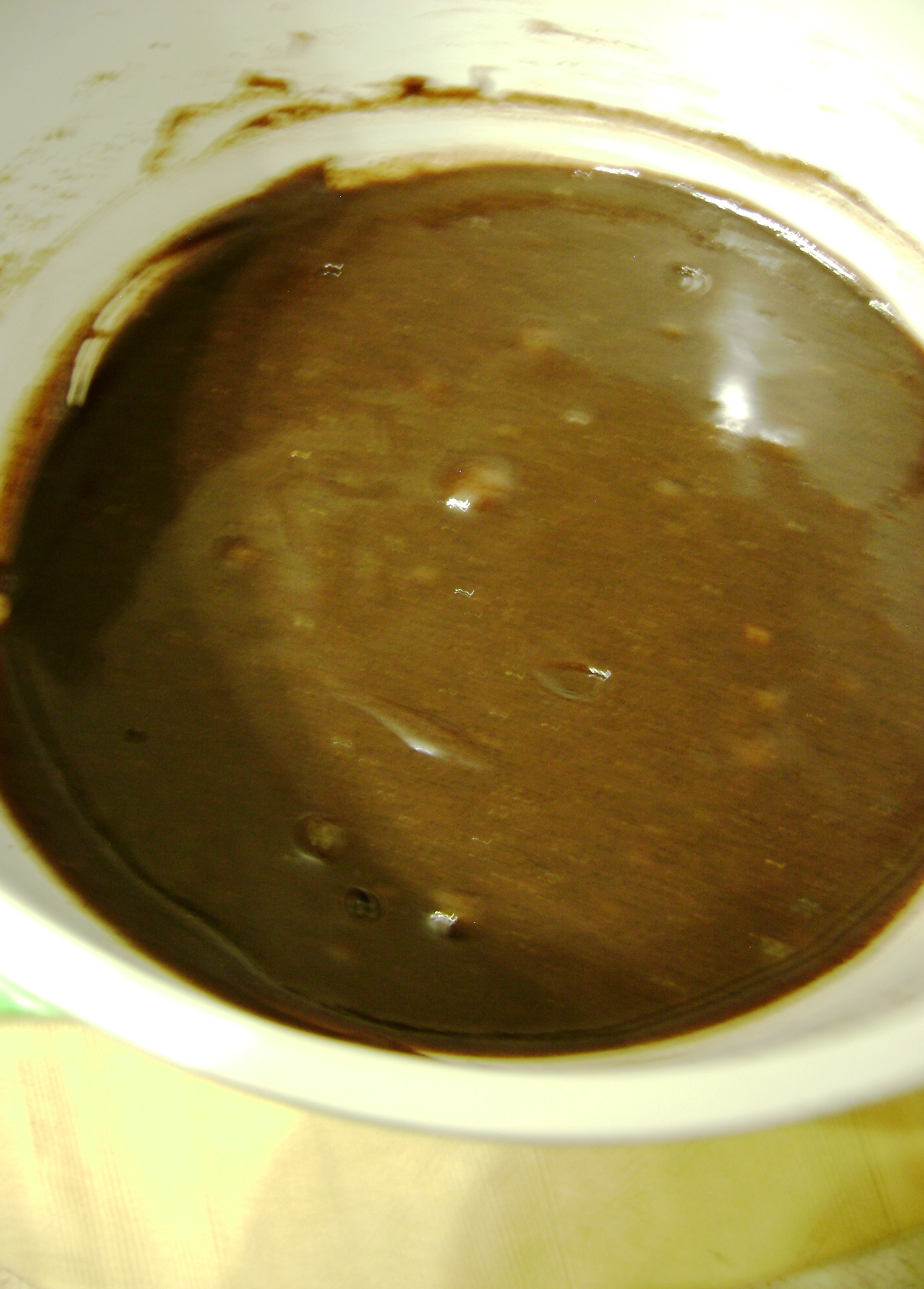 Шоколадный пудинг-суфле в кружке за 3 минуты: шаг 1