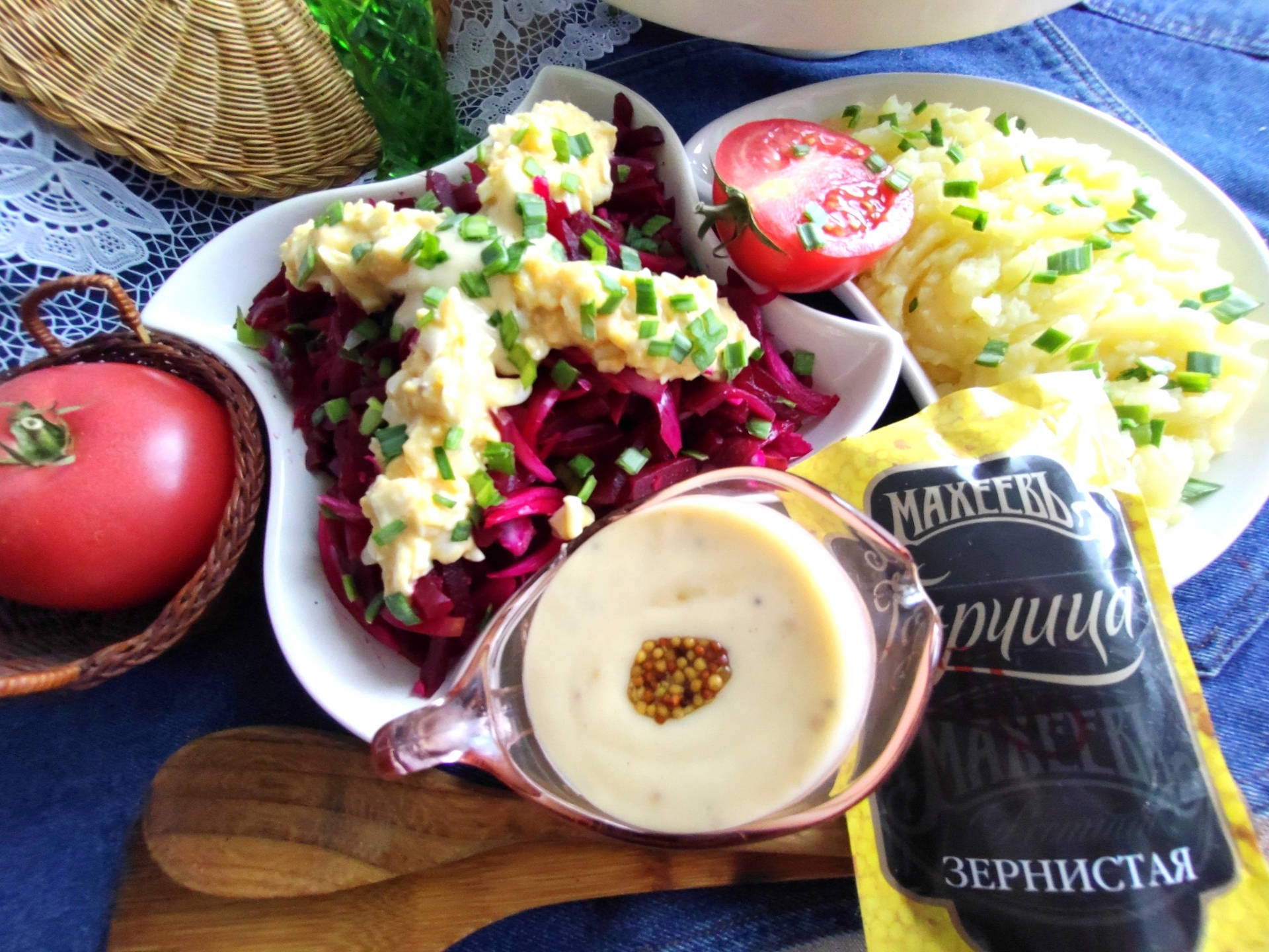 Свекольный салат под майонезом "махеевъ" #махеевъ: шаг 13