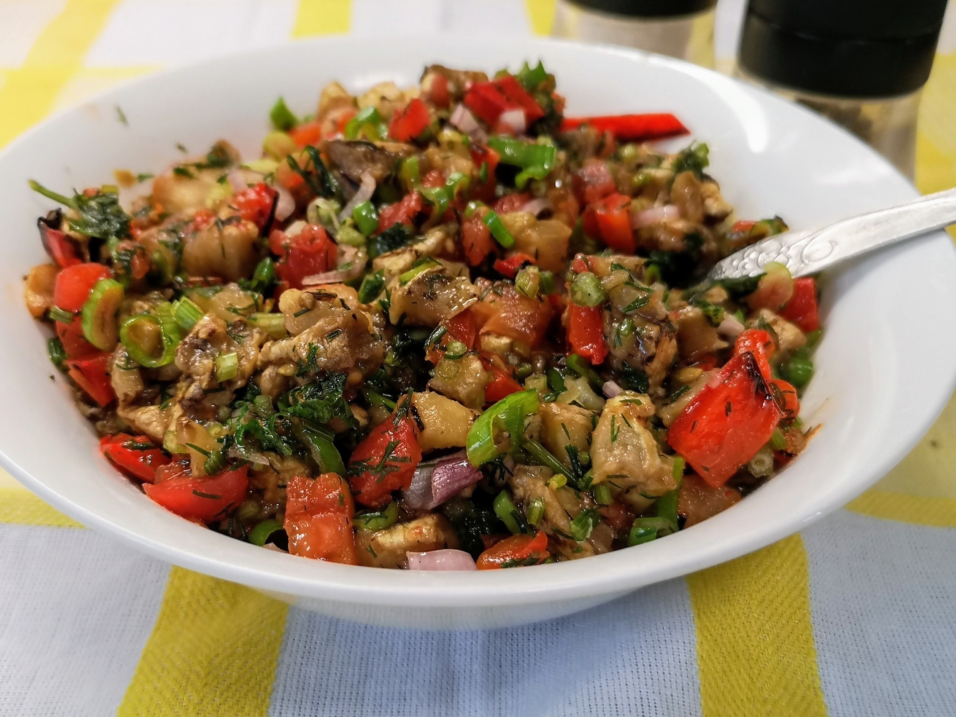 Хоровац — салат из запеченных овощей: шаг 4