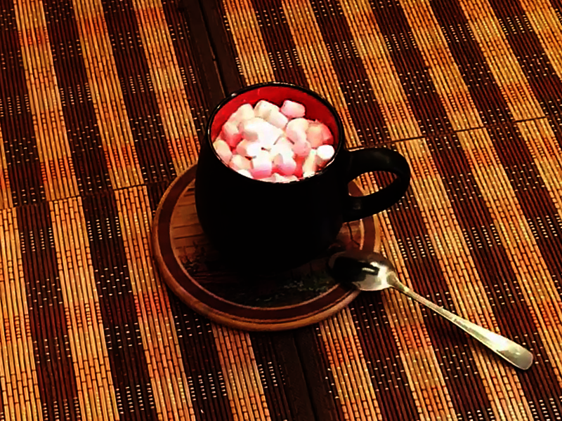 Фото к рецепту: Кофе (какао) с маршмеллоу