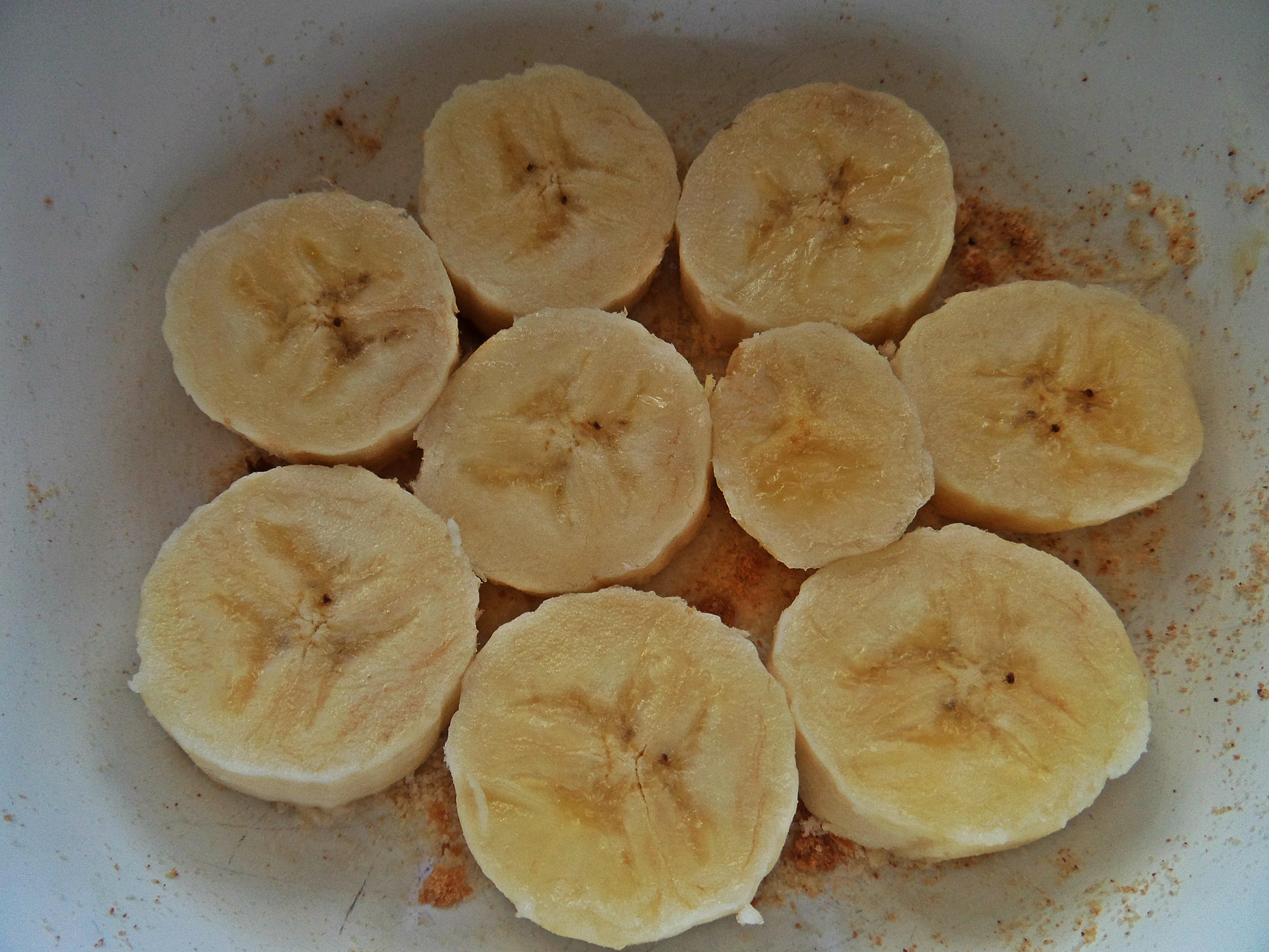 Овсяный пирог с бананом и ягодами: шаг 1