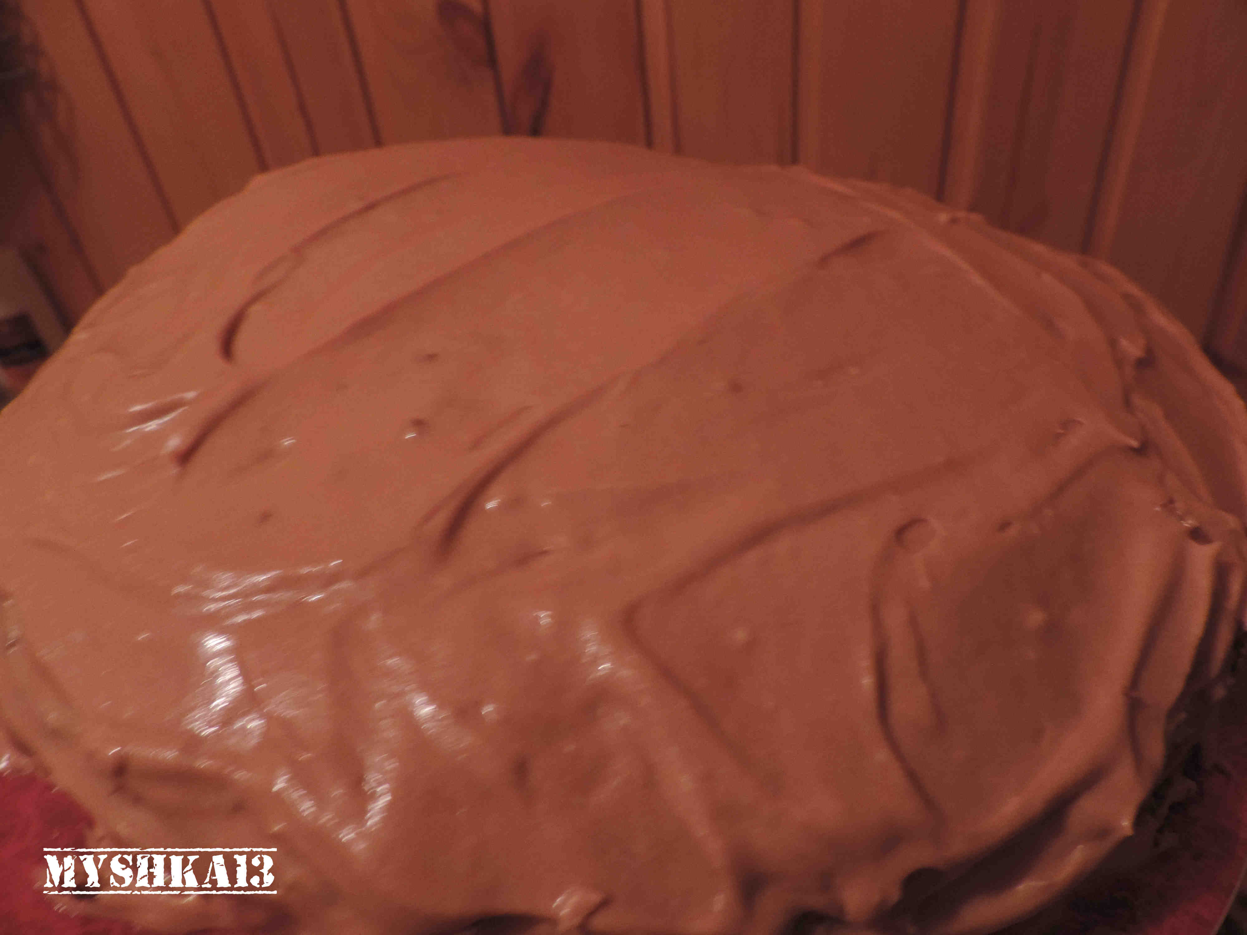 Шоколадный торт с орехами в карамели «мечта сластёны»: шаг 6