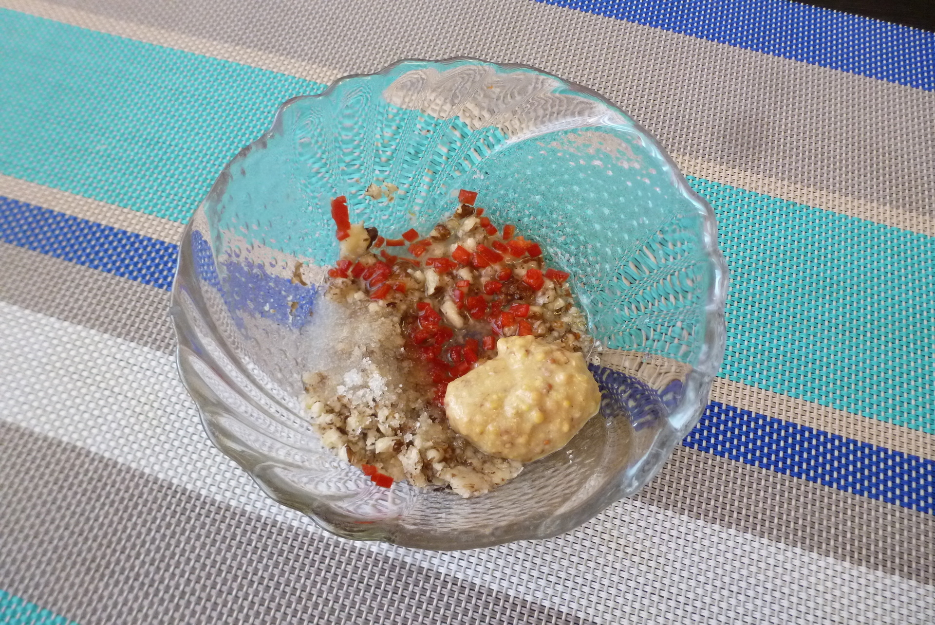 Салат из фасоли и свеклы с ореховой заправкой #постныйстол: шаг 4