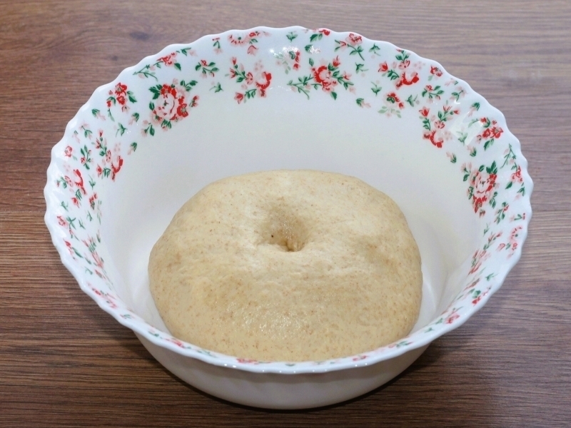Домашний хлеб в из двух видов муки: шаг 6