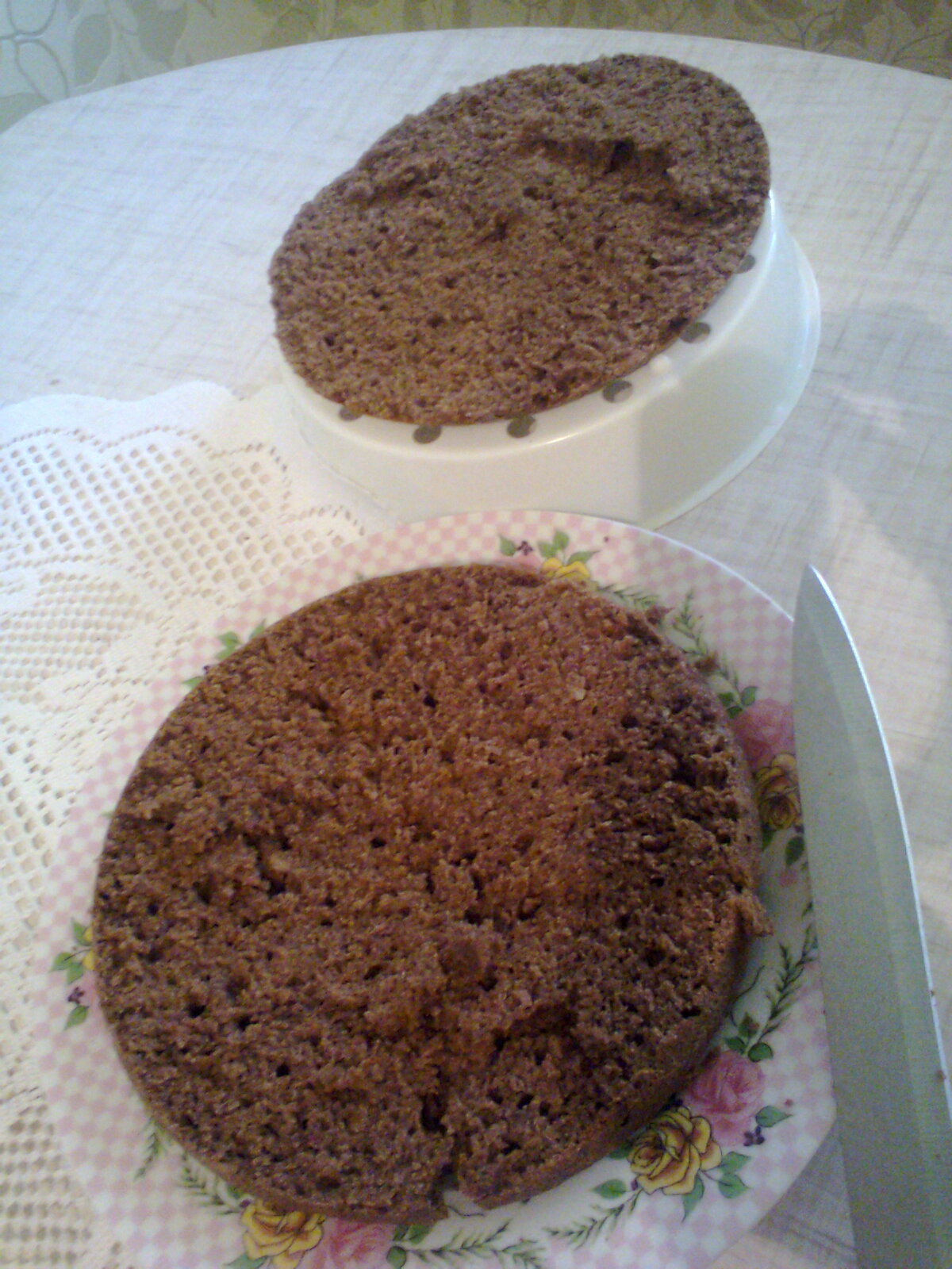 Шоколадный торт с итальянской меренгой: шаг 5